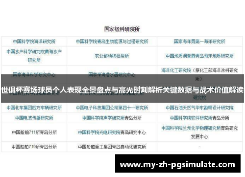 世俱杯赛场球员个人表现全景盘点与高光时刻解析关键数据与战术价值解读